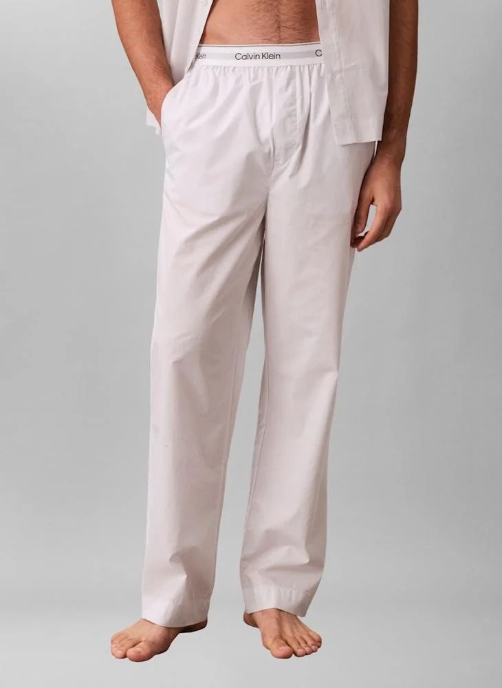 كالفن كلاين بنطلون بيجامة قطن بوبلين